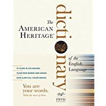 The American Heritage Dictionary: Fifth Edition