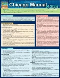 Chicago Manual Of Style Guidelines (Quick Study) Lam Crds Edition