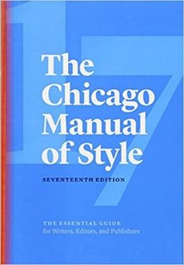 The Chicago Manual of Style, 17th Edition Seventeenth Edition