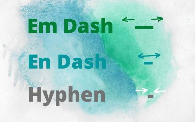 Hyphens, Em Dashes, and En Dashes: When to Use Them and How to Type Them