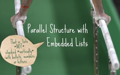 Parallel Structure in Lists (Embedded)